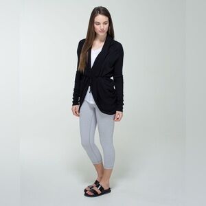 Lululemon Transformation Wrap Black Cardigan